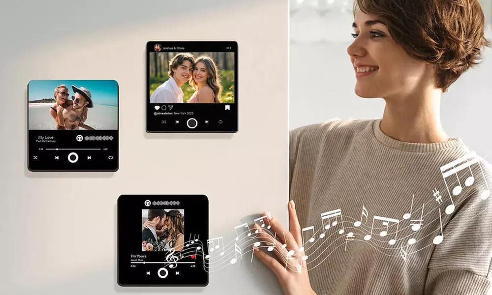 Enchant Your Space: Get a Unique Custom Spotify Fridge Magnet Today 