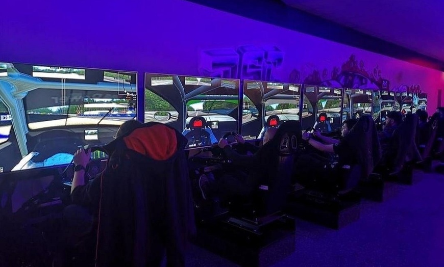 Image 1: Rev up the excitement with immersive driving simulators!
