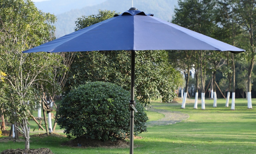 Image 6: Outsunny 4.6m Double-Sided Garden Parasol