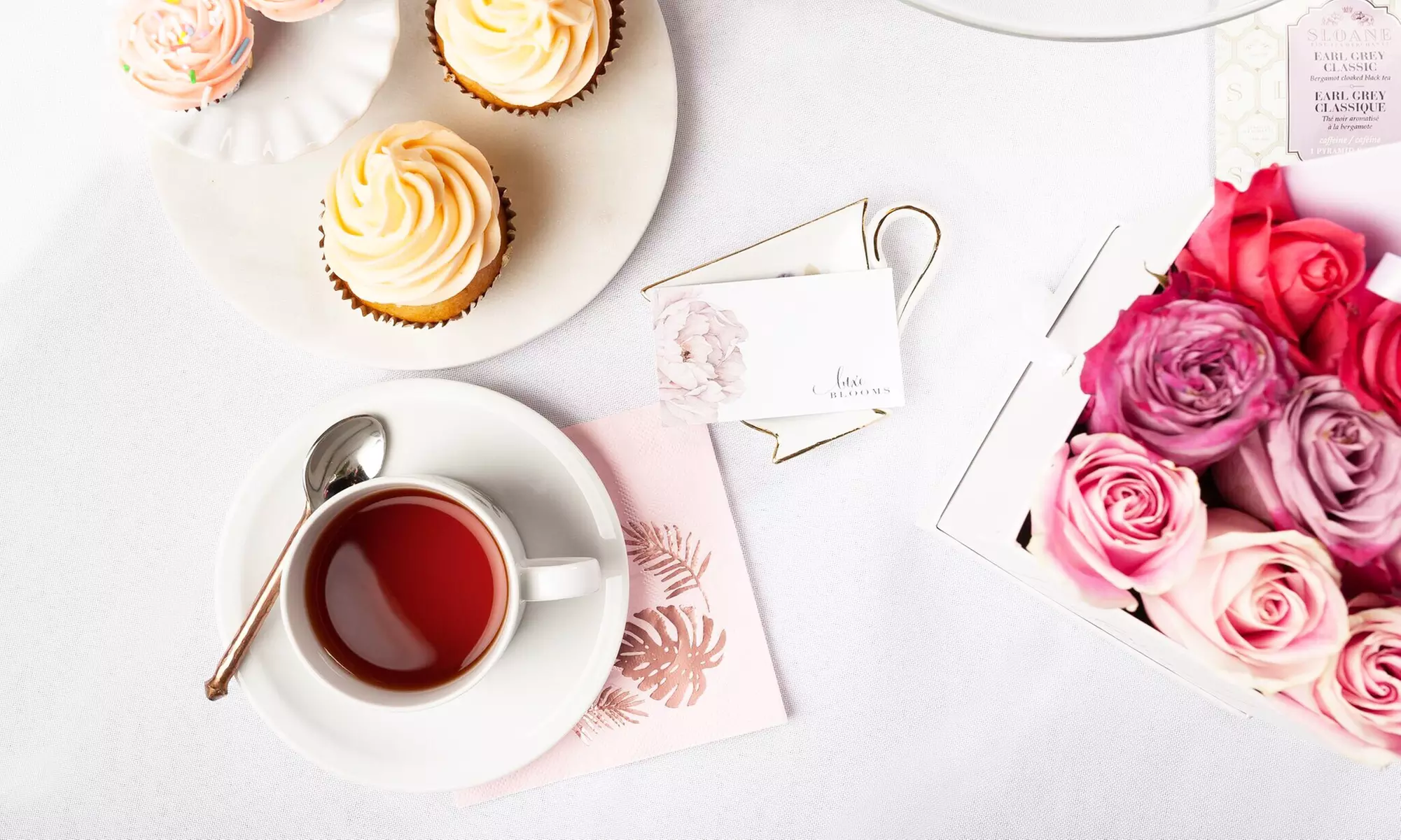Mimosas & Afternoon Tea or Brunch for Two at The Vanitea Room (Up to 38% Off). Three Options Available. - Second Medium