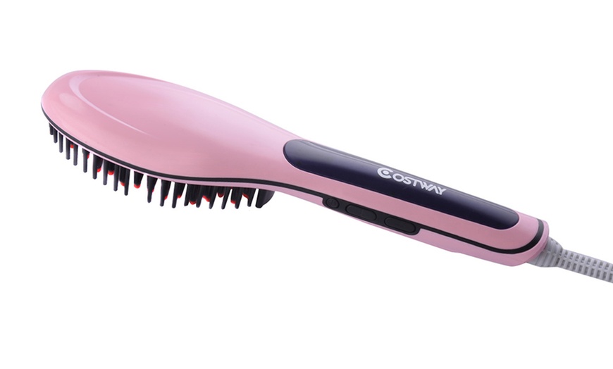 Image 3: Hair Straightener Brush