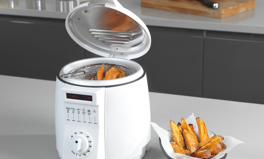 Image 1: Elgento 1L Deep Fryer