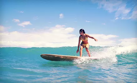 One or Three Surfing Lessons or One Lesson with a Pro Surfer at Triple X Surf and Skim (Up to 56% Off) - Primary Image