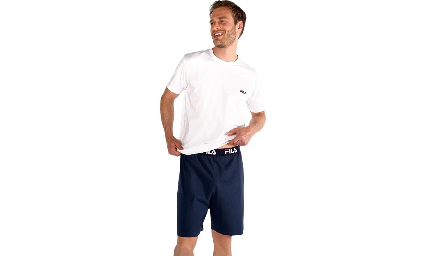 Image 3: Ensemble pyjama court homme de la marque Fila