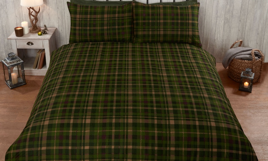 Image 8: Angus Stag Brushed Cotton Duvet Set
