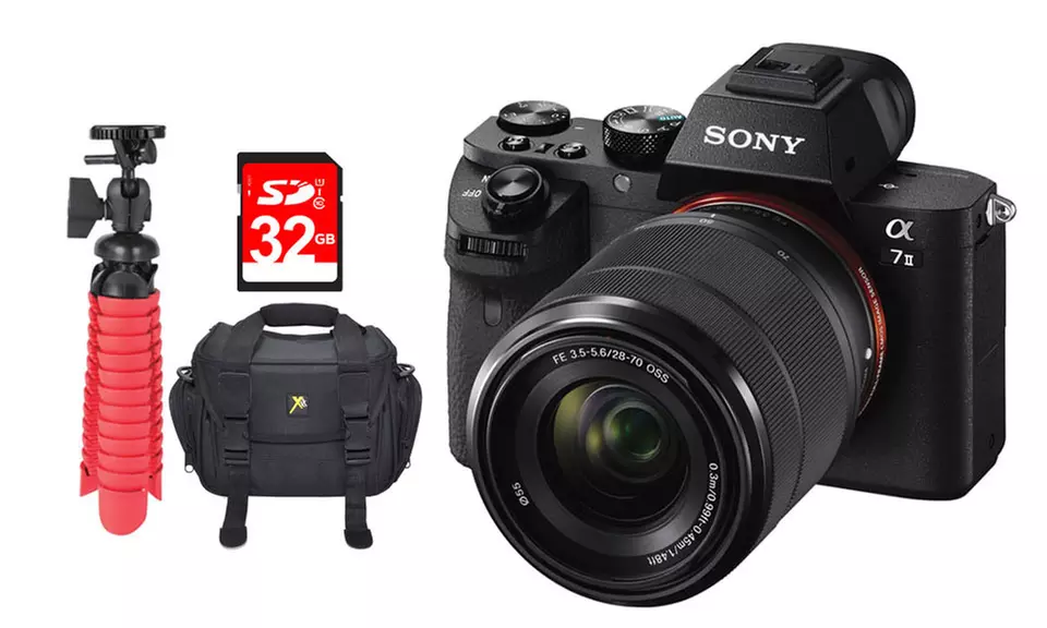 Sony A7 II 24.3MP Full-Frame Interchangeable Lens Camera Bundles - Primary Image