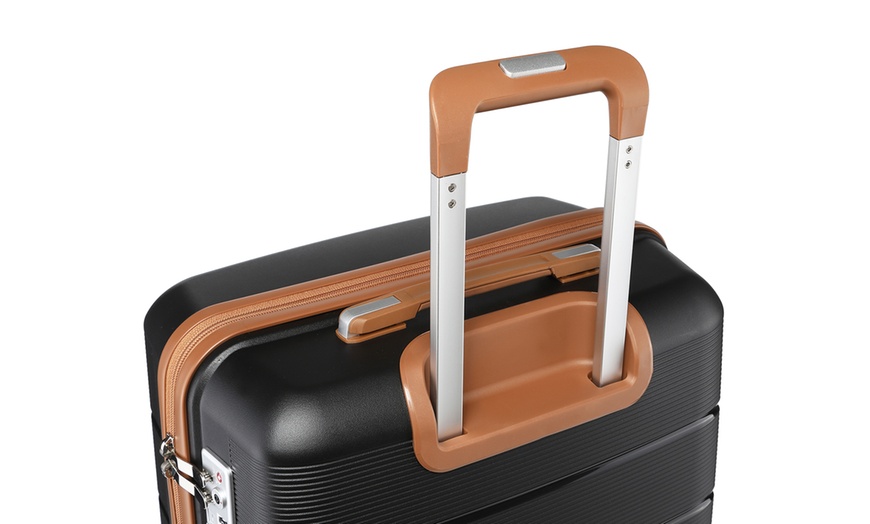 Image 10: One or Three Kono Hard Shell PP Suitcases