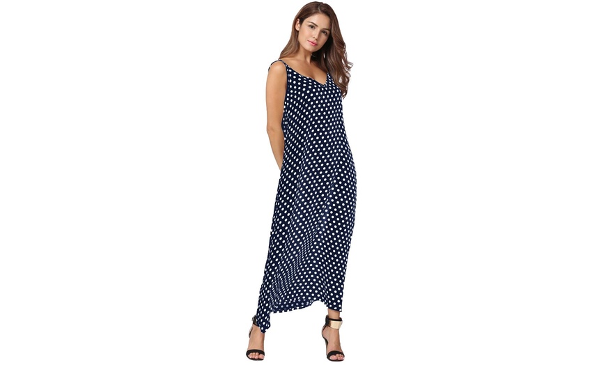 Image 9: Polka Dot Maxi Dress