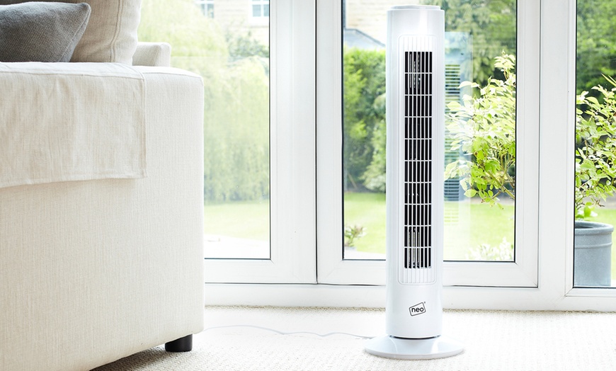 Image 6: 50W Oscillating Tower Fan