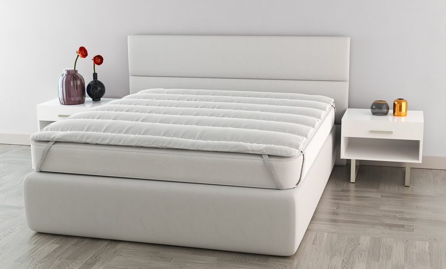 Image 1: Surmatelas élégant matelassé