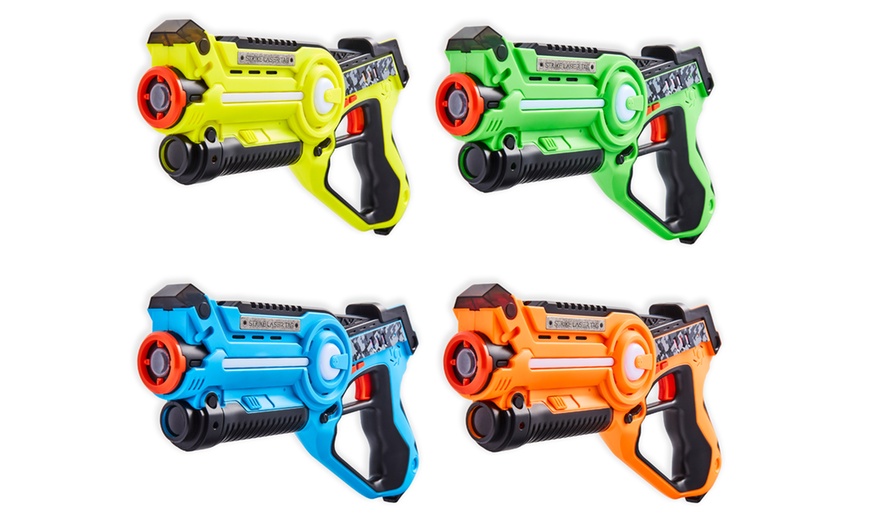 Image 3: Set of Four Laser Tag Blasters