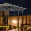 Image 1: Ombrellone da giardino Bakaji e base ombrellone