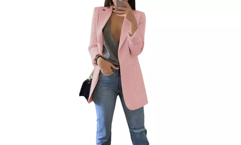 Damen Casual Boyfriend Blazer