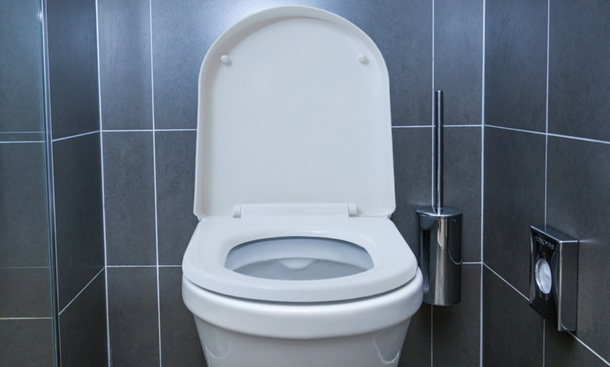 Image 2: D-Shaped Toilet Seat