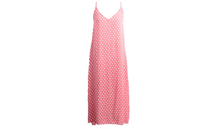 Image 12: Polka Dot Maxi Dress