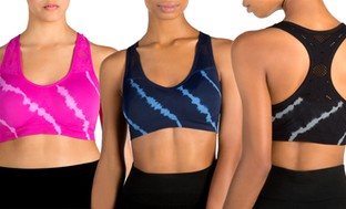 Form+Focus Tie-Dye Sports Bras (2-Pack ) | Groupon Exclusive