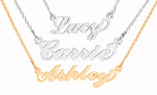 Carrie-Style Custom Name Necklace (1- or 2-Pack)!