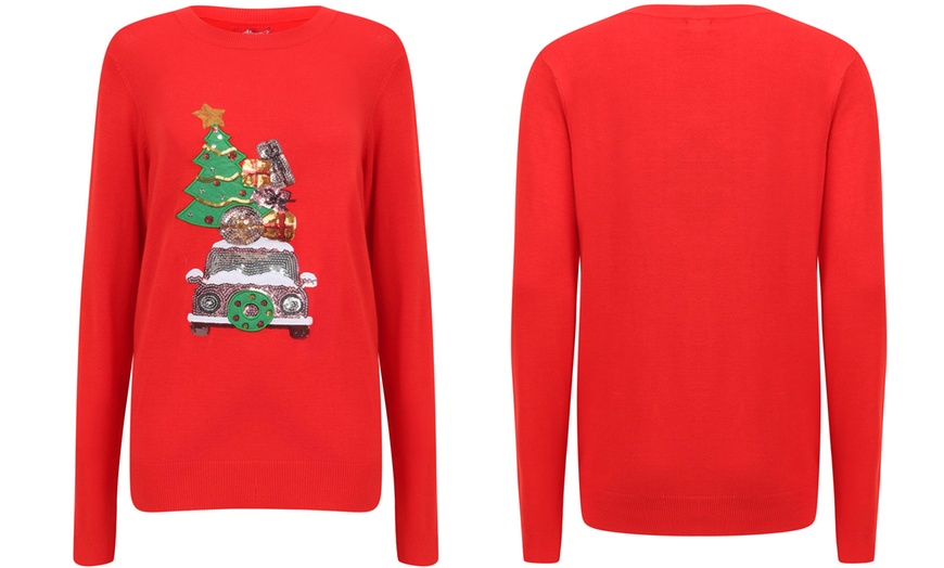 Image 4: Women's Christmas Jumper