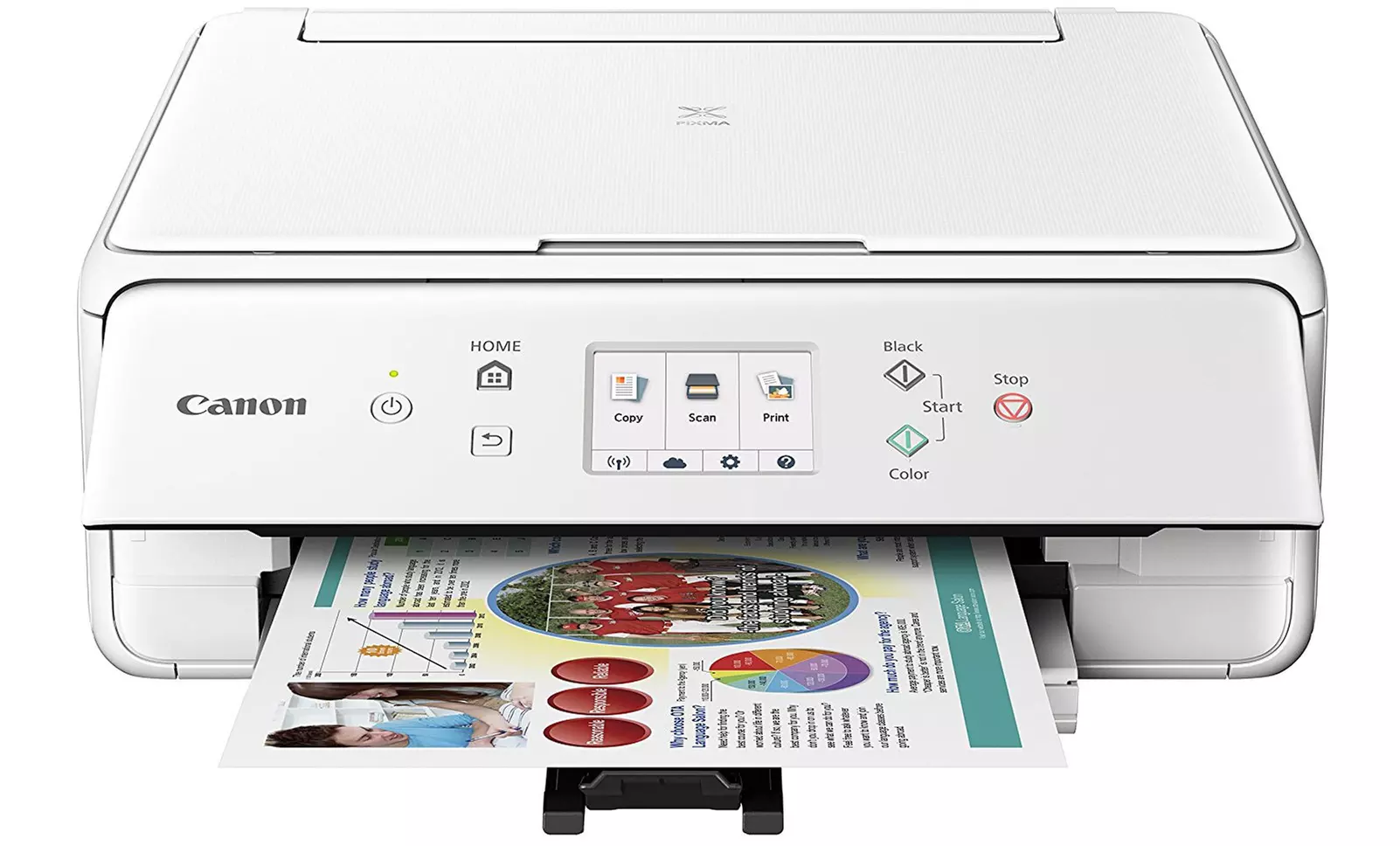 Canon PIXMA TS6020 Compact Wireless Inkjet All-in-One Auto Duplex Printer - Second Medium