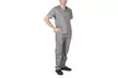 M&M Scrubs Men's Medical Top and Pants Set - Second Medium