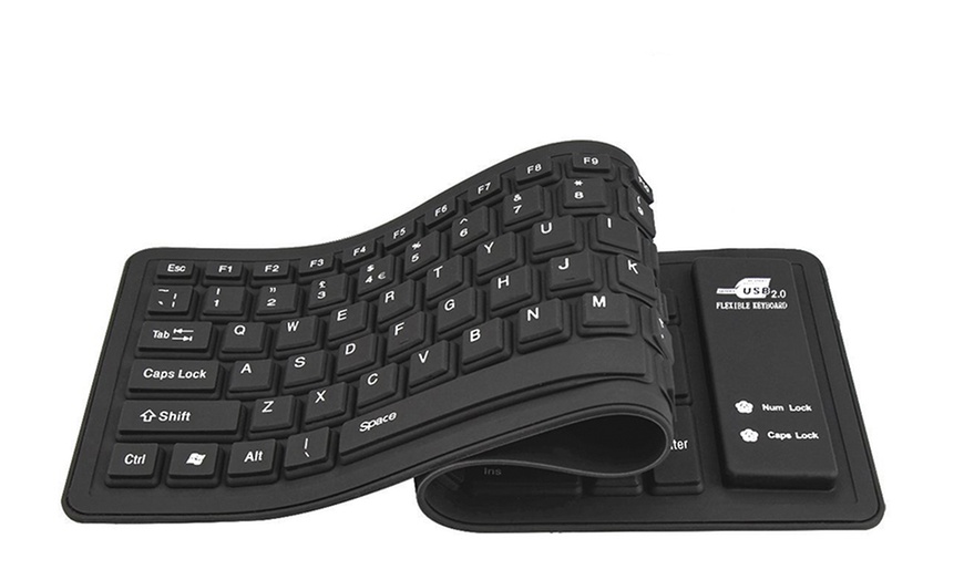 Image 7: Foldable Roll-Up USB Keyboard