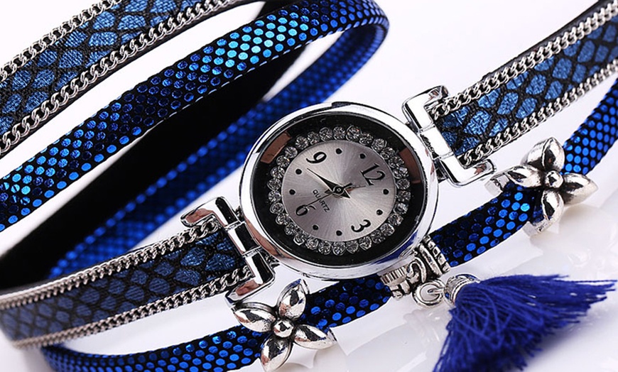 Image 13: Montre Lucy Multi-couche Wrap