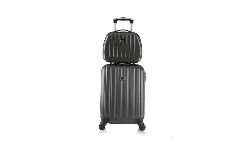 Image 3: Two-Piece Luggage Set 