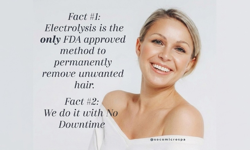 Image 2: 30 or 60-Minute Electrolysis Sessions for Long-Lasting Hair Reduction