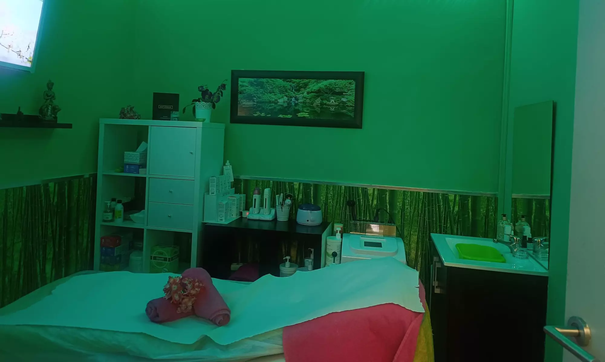 Ritual relajante "Mar de la India" de 45 o 60 minutos con té y bombón