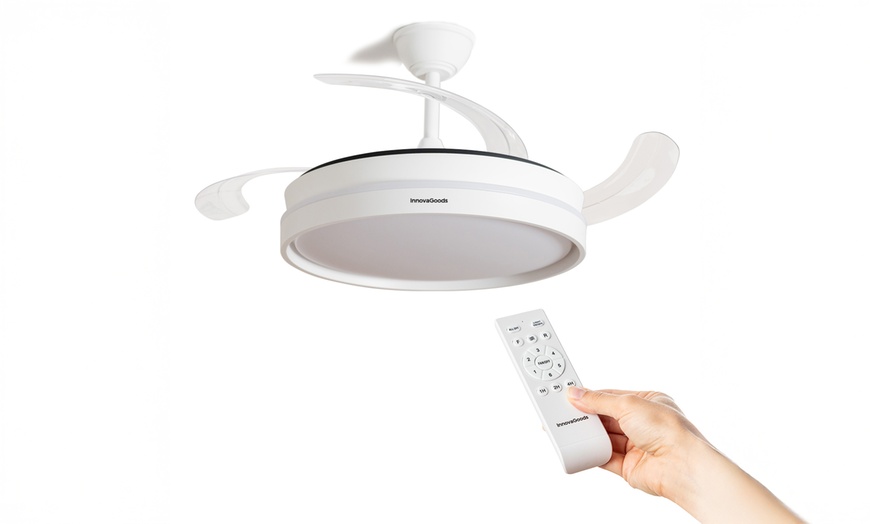 Image 4: InnovaGoods Deckenventilator mit LED-Licht