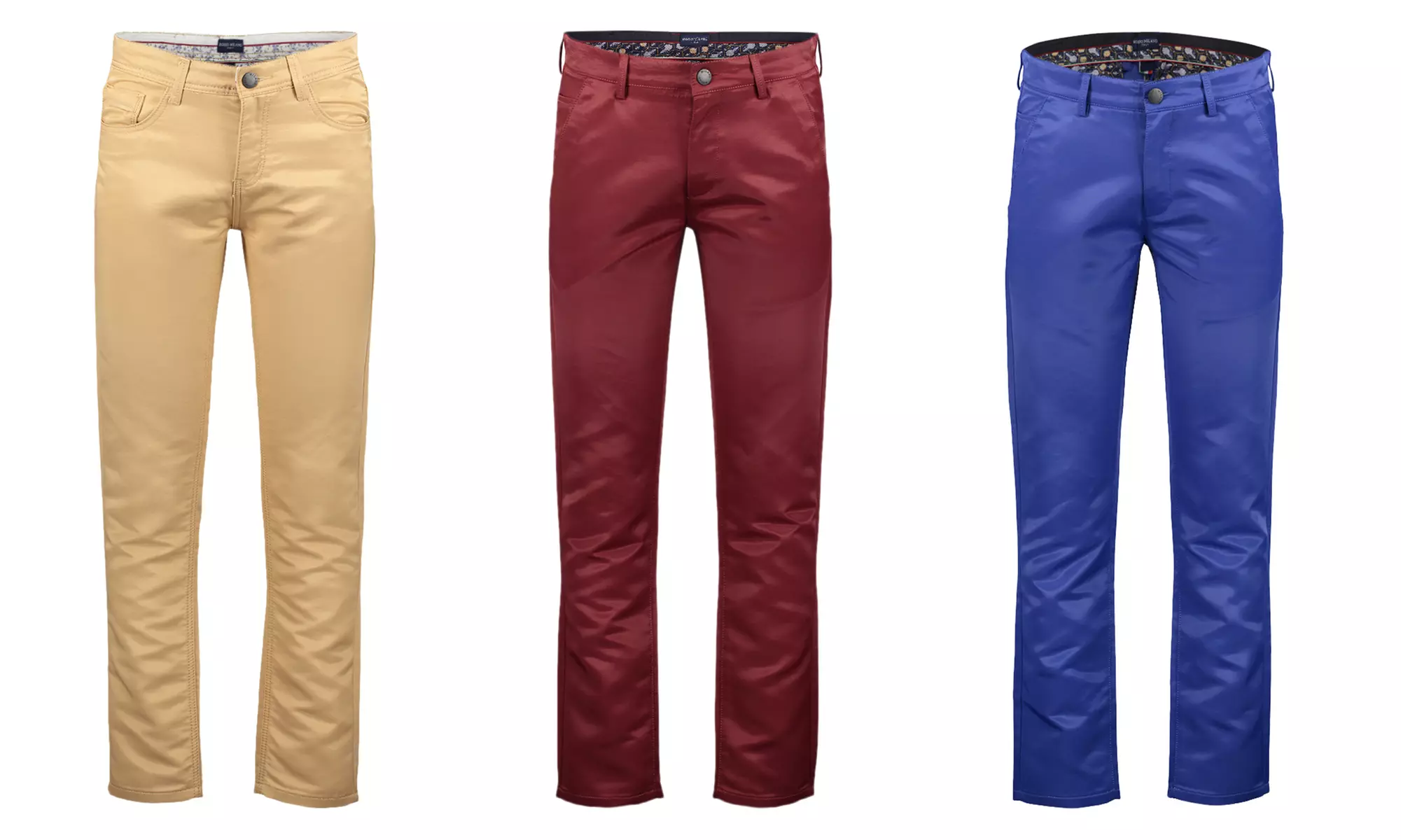 Rosso Milano Men's Slim-Fit Chino Pants (30-40) - Primary Image