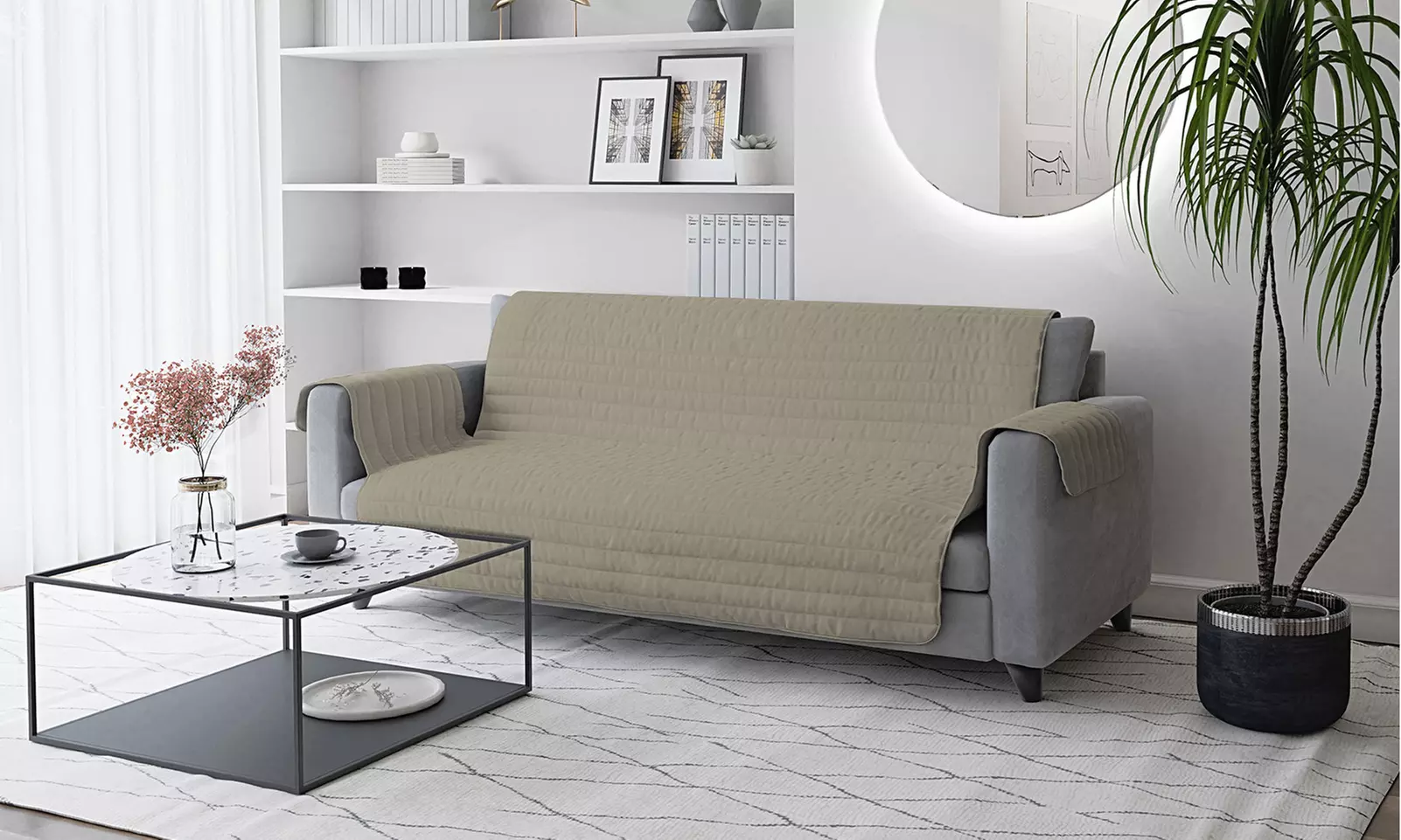 Wasserabweisender Sofabezug in verschiedenen Größen und Farben