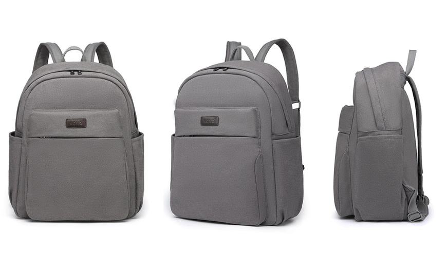 Image 7: Canvas Lightweight Casual Backpack