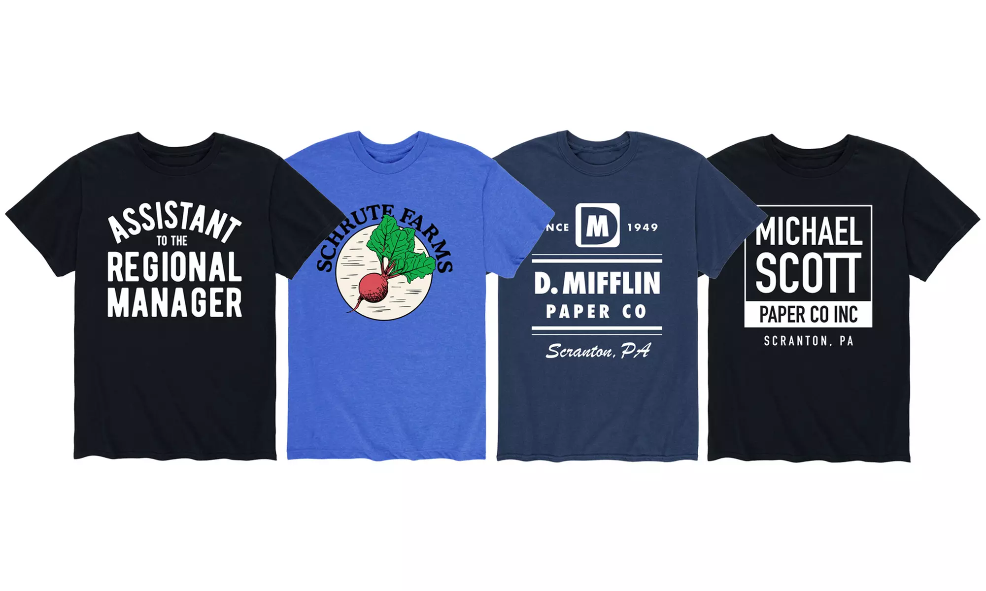 Men's Dunder Mifflin Pop Culture T-Shirt (S-3XL) - Primary Image