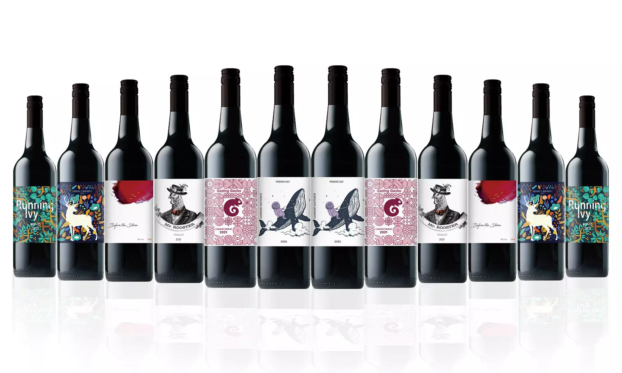 Premium Mixed Aussie Red & White Wine Dozen