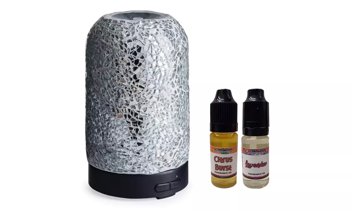 Ultrasonic Essential Oil Diffuser with Two Optional Fragrance Oils - Second Medium