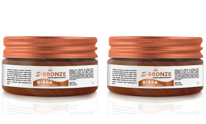 Image 2: 1, 2 o 3 S-BRONZE super abbronzante alla Birra Efory Cosmetics