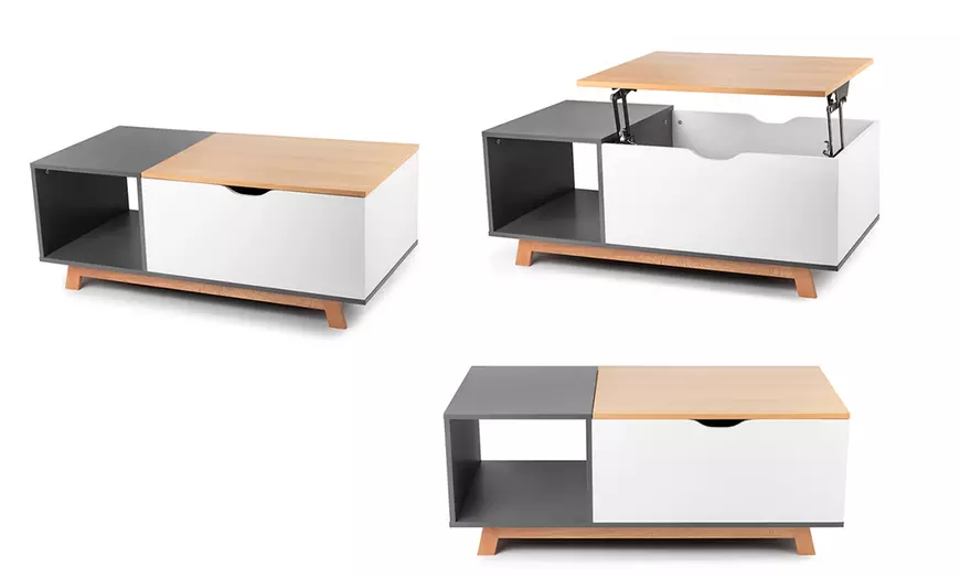Image 2: Table basse relevable