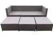 Matodi 4-teiliges Garten-Lounge-Set Classic in Grau - Second Medium