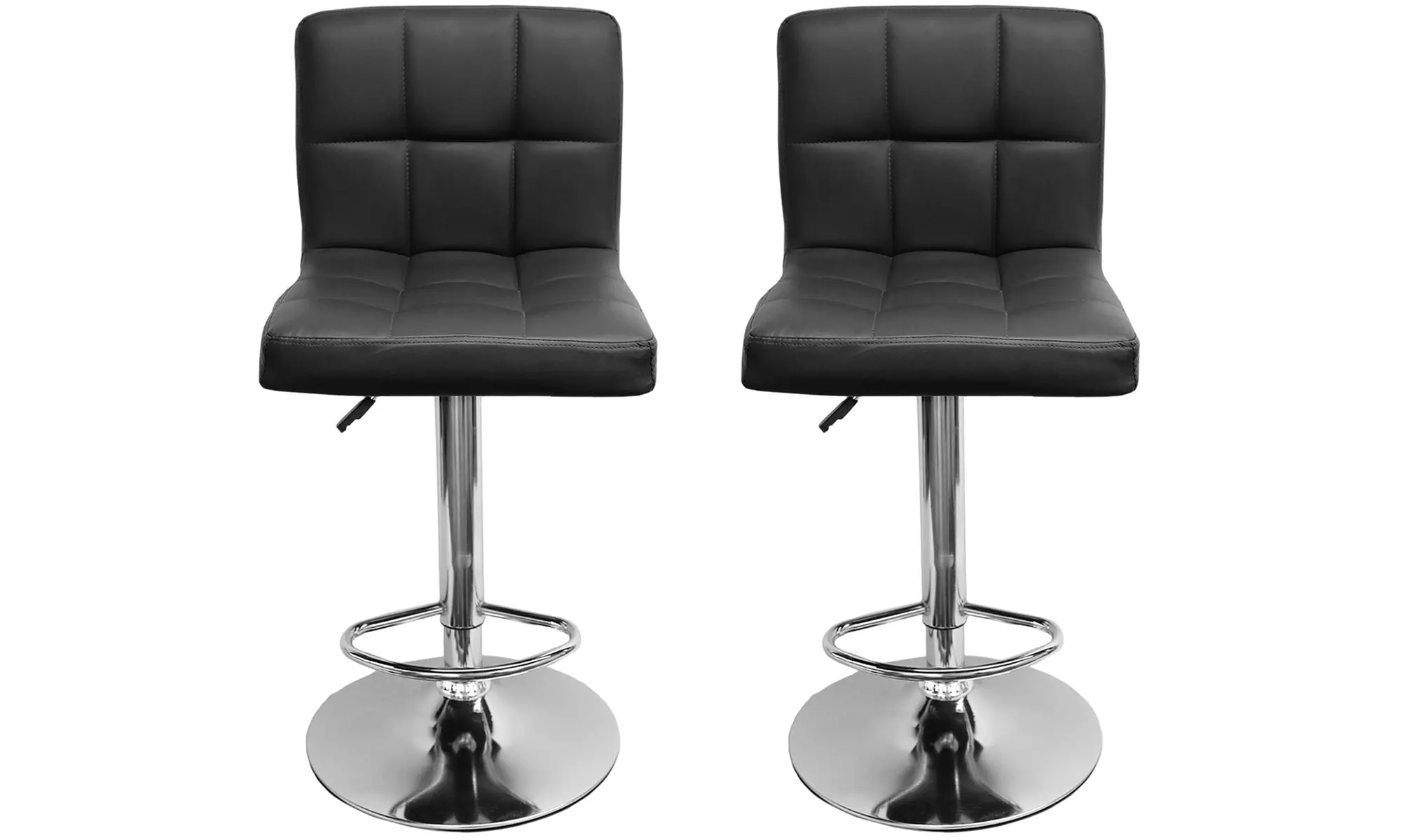 Set of Two Swivel Adjustable Bar Stools - Image 4