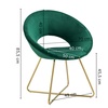 Image 6: Fauteuil rond en velours