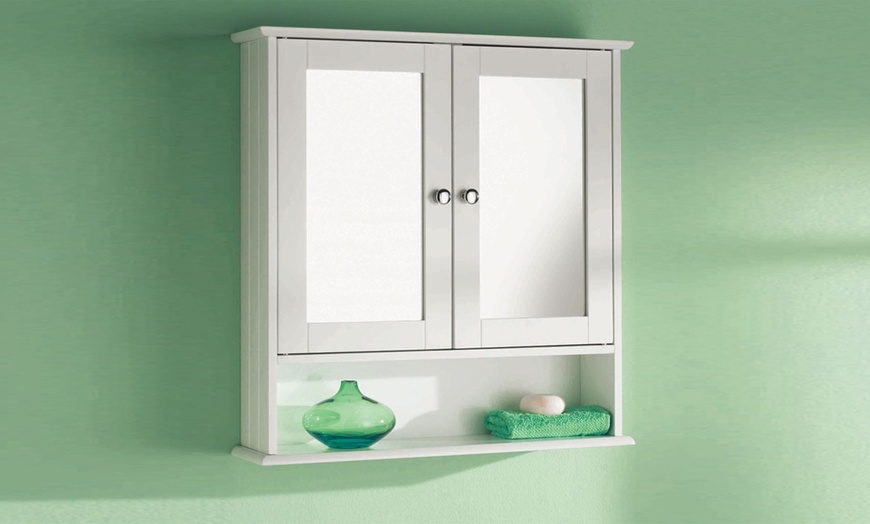 Image 4: Double-Door Bathroom Cabinet