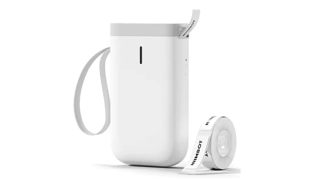 Imprimante d'étiquettes thermiques portable avec rouleau d'étiquettes