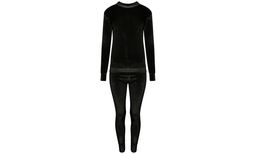 Image 5: Women's Velvet Tracksuit 