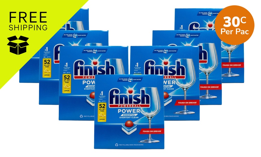 Image 1: 52PK x7 FINISH POWERBALL DISHWASHER TABLETS
