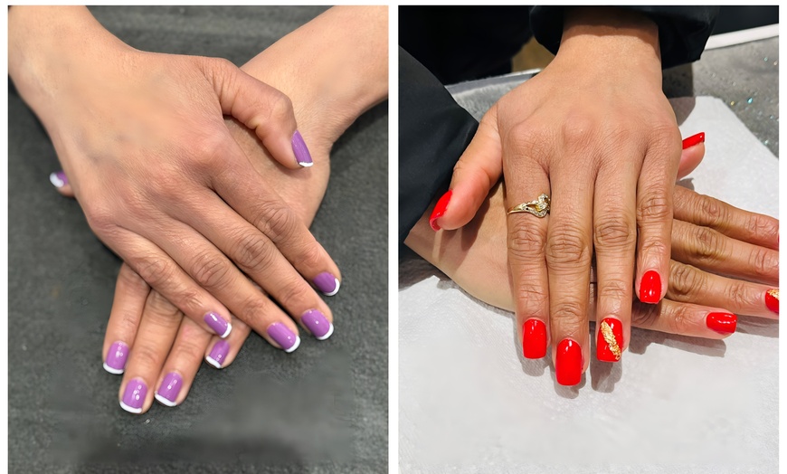 Image 4: Gel Mani or Gel Pedi Or Both with Optional Removal 