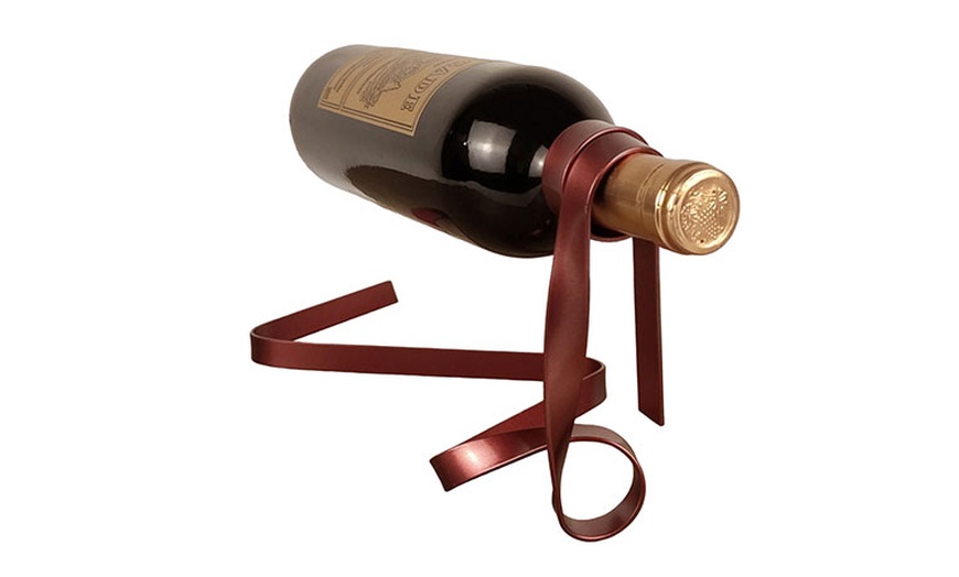 Image 4: Floating Wine Bottle Holder