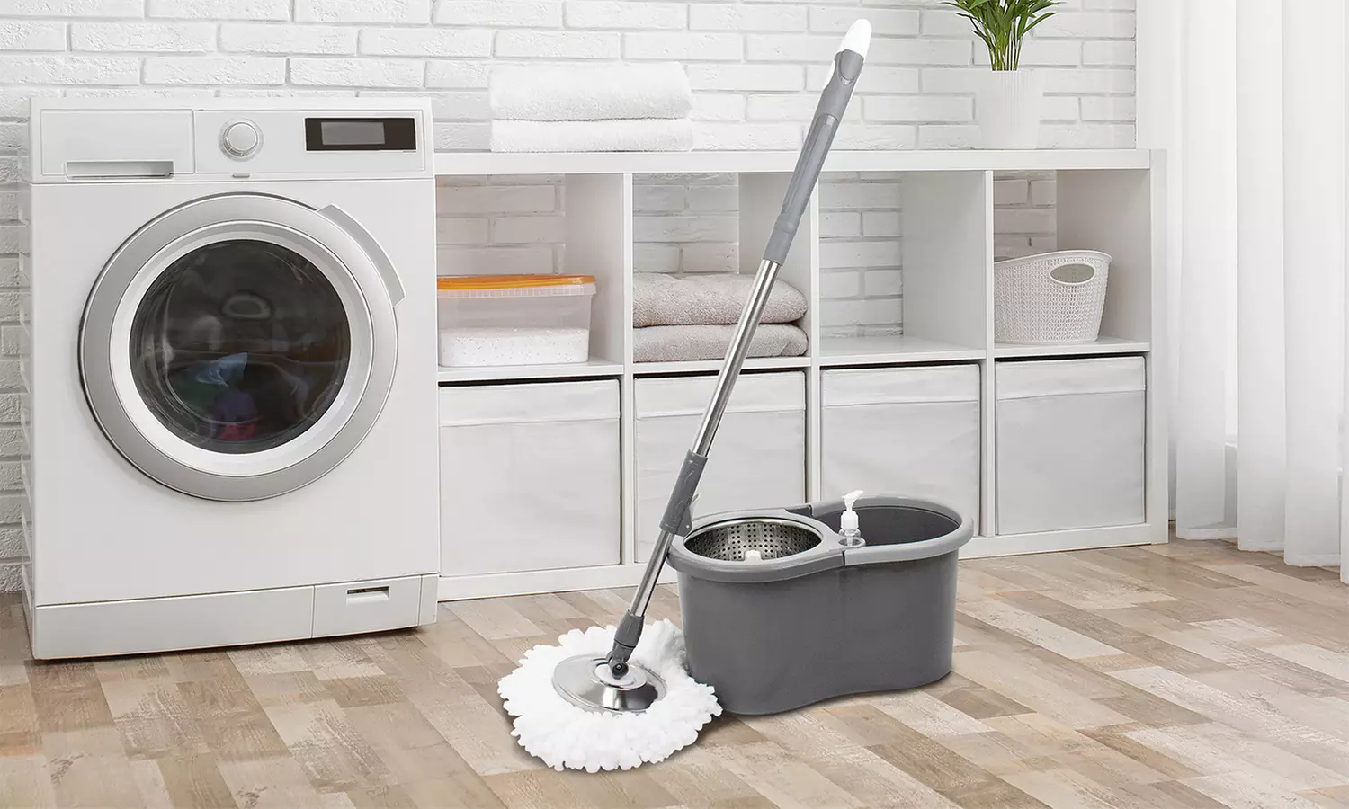 Balai rotatif avec seau essoreur - Primary Image