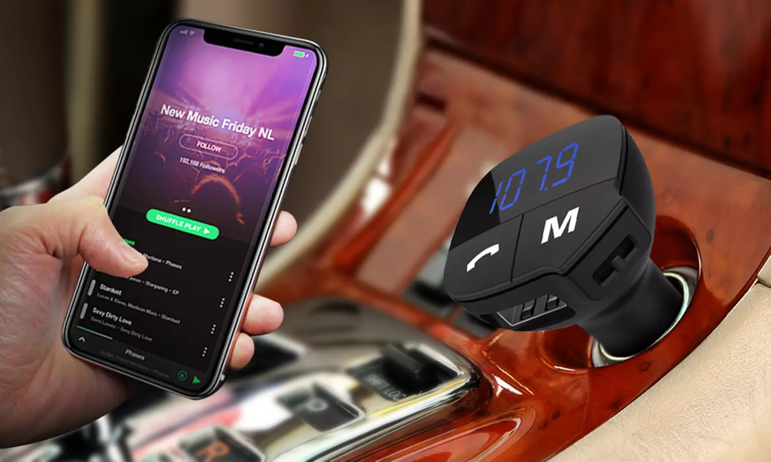 1 ou 2 kits mains-libres bluetooth - Primary Image