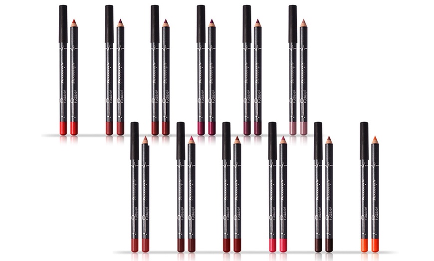 Image 2: Make-Up Matte Lip Pencil Sets